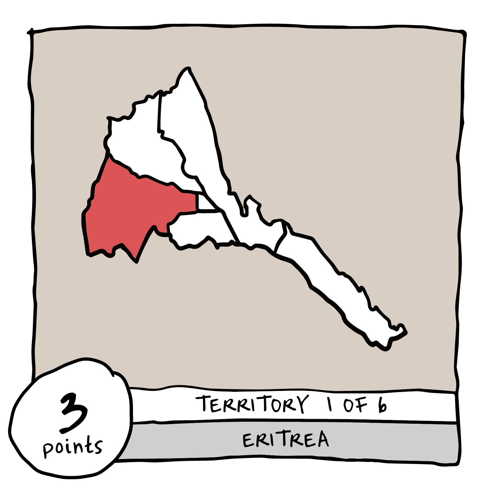 Territory 1/6 - Eritrea (Gash-Barka Region)