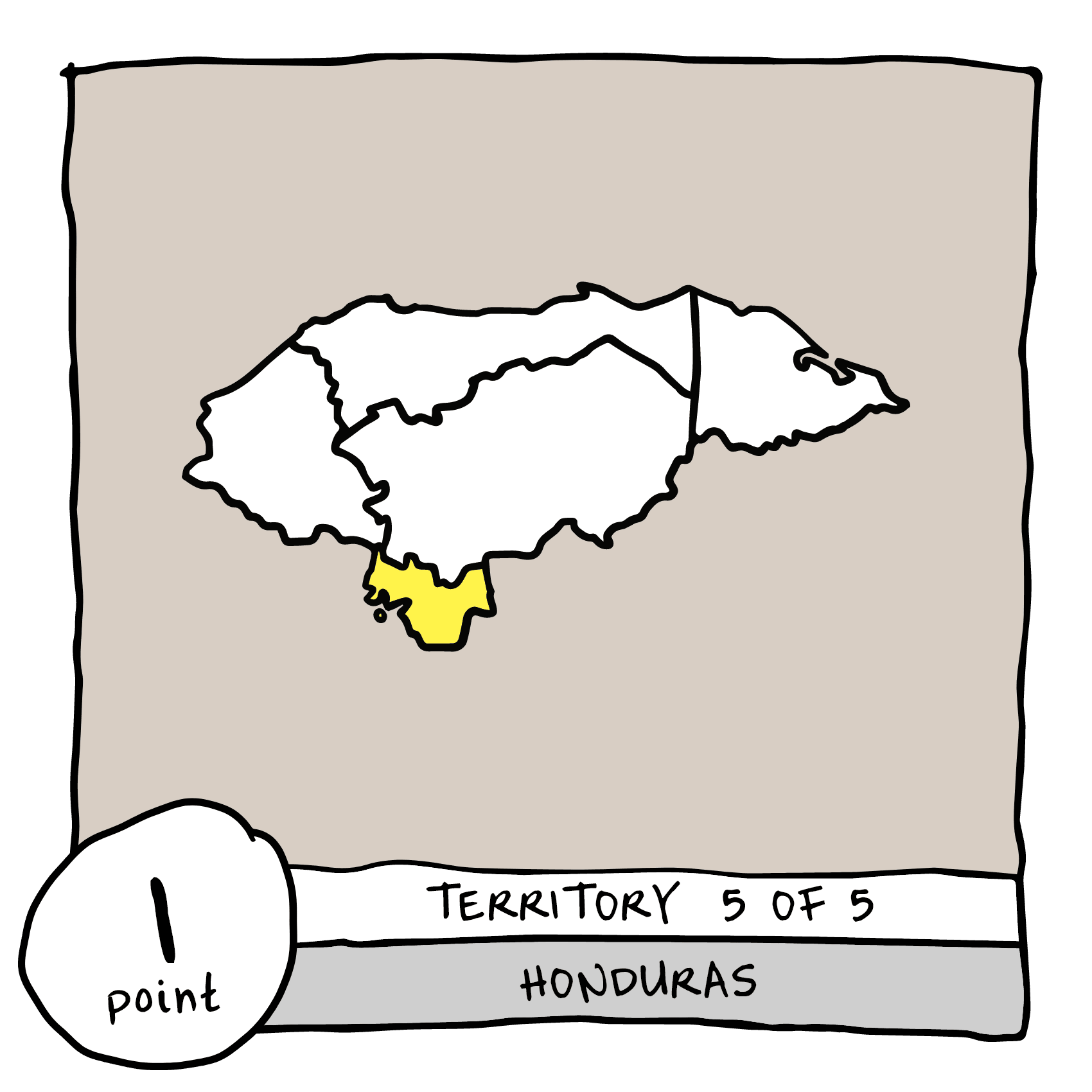Territory 5/5 - Honduras (Southern)