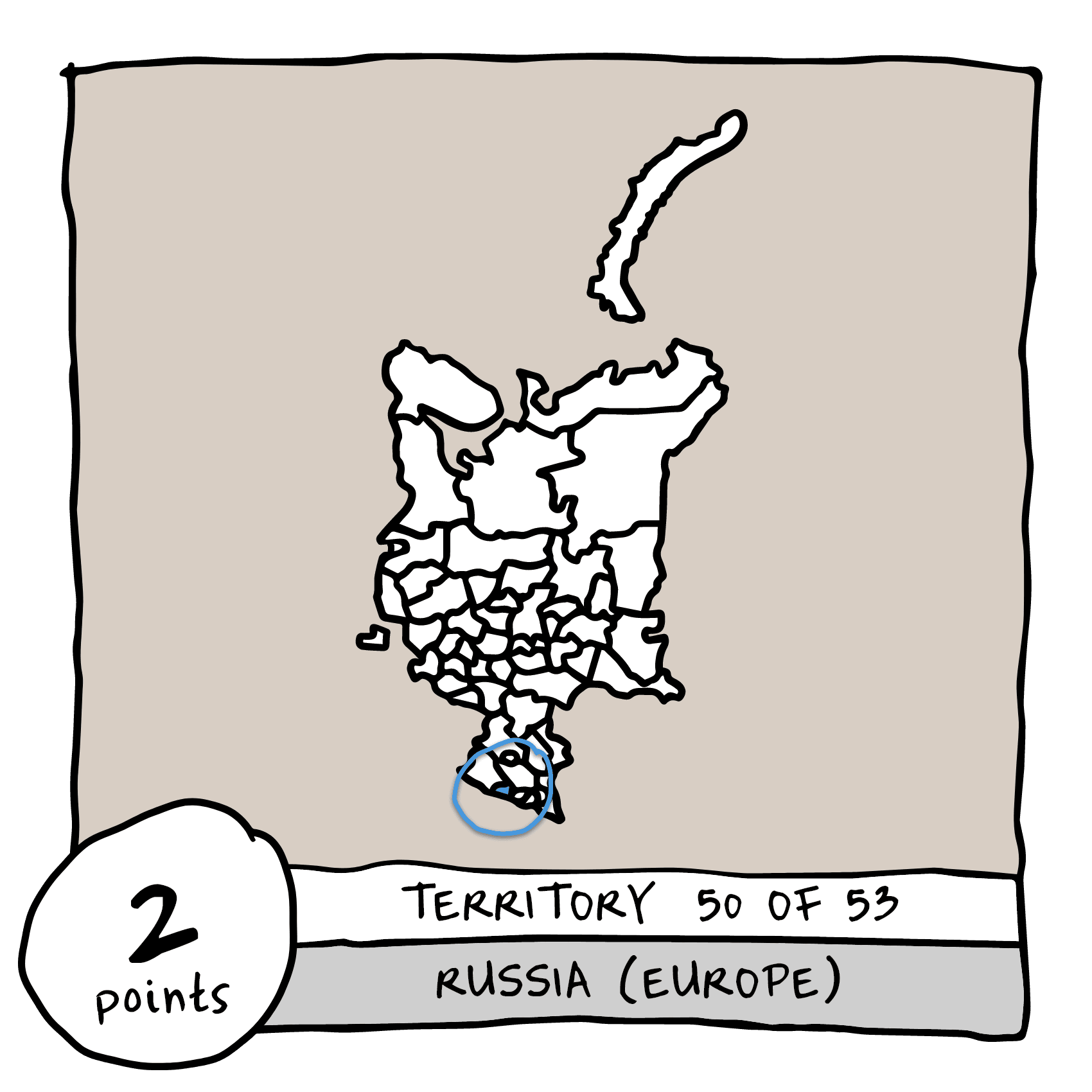 Territory 50/53 - Russia (Europe) (Karachay-Cherkess Republic)