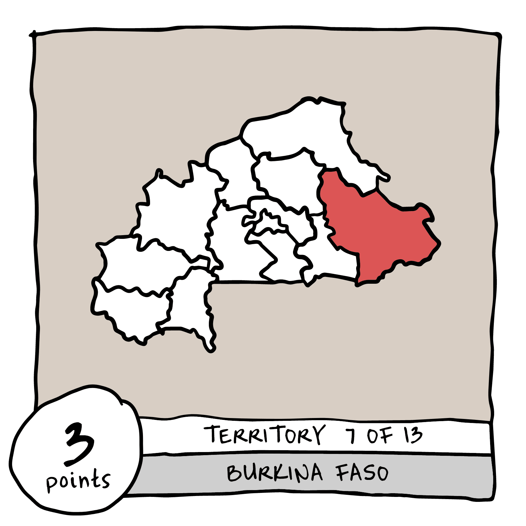 Territory 7/13 - Burkina Faso (Est)